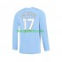 Manchester City Thuis Tenue Heren Voetbalshirts Kevin De Bruyne 17 2023-2024 Lange Mouwen