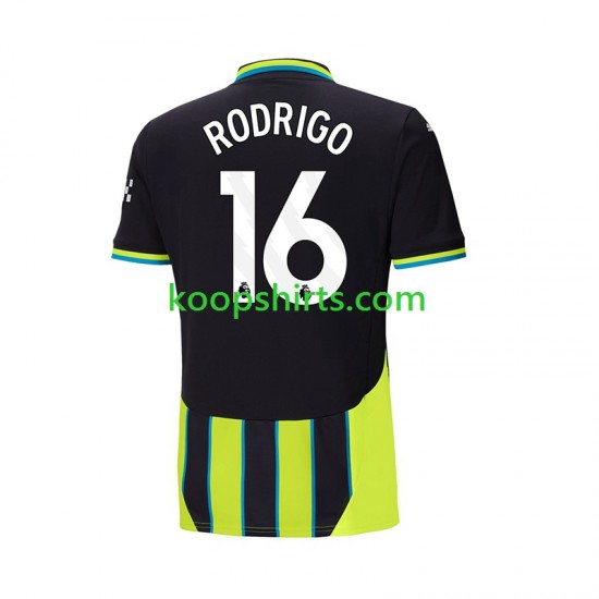 Manchester City Uit Tenue Heren Voetbalshirts RODRIGO 16 2024-2025 Korte Mouwen Manchester City Uit Tenue Heren Voetbalshirts RODRIGO 16 2024-2025 Korte Mouwen