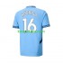 Manchester City Thuis Tenue Heren Voetbalshirts RODRIGO 16 2024-2025 Korte Mouwen