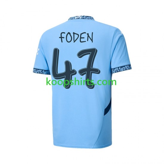 Manchester City Thuis Tenue Heren Voetbalshirts UCL Font FODEN 47 2024-2025 Korte Mouwen Manchester City Thuis Tenue Heren Voetbalshirts UCL Font FODEN 47 2024-2025 Korte Mouwen