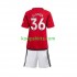 Manchester United Thuis Tenue Kinder Voetbalshirts Anthony Elanga 36 2023-2024 Korte Mouwen