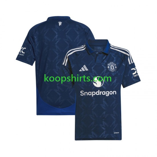 Manchester United Uit Tenue Heren Voetbalshirts 2024-2025 Korte Mouwen Manchester United Uit Tenue Heren Voetbalshirts 2024-2025 Korte Mouwen