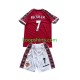 Manchester United Retro Thuis Tenue Kinder Voetbalshirts Beckham 7 1998-1999 Korte Mouwen Manchester United Retro Thuis Tenue Kinder Voetbalshirts Beckham 7 1998-1999 Korte Mouwen