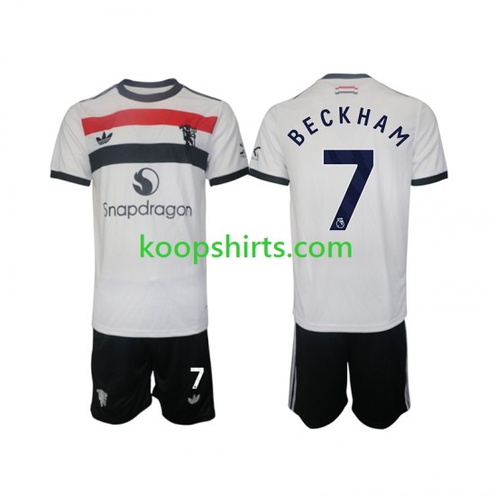 Manchester United Derde Tenue Kinder Voetbalshirts Beckham 7 2024-2025 Korte Mouwen Manchester United Derde Tenue Kinder Voetbalshirts Beckham 7 2024-2025 Korte Mouwen