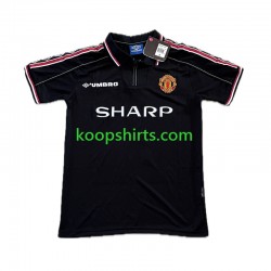 Manchester United Retro Derde Tenue Heren Voetbalshirts Beckham 7 1998-1999 Korte Mouwen
