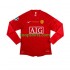 Manchester United Retro Thuis Tenue Heren Voetbalshirts Champion League 2007 Lange Mouwen