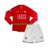 Manchester United Retro Thuis Tenue Kinder Voetbalshirts Champion League 2007 Lange Mouwen