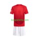 Manchester United Thuis Rood Tenue Kinder Voetbalshirts 2024-2025 Korte Mouwen