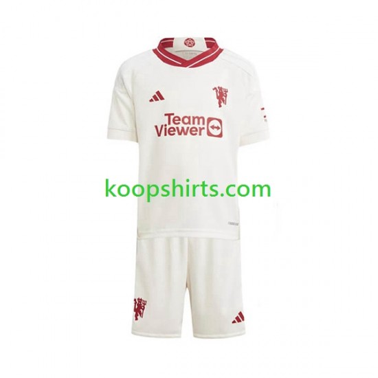 Manchester United Derde Tenue Kinder Voetbalshirts 2023-2024 Korte Mouwen Manchester United Derde Tenue Kinder Voetbalshirts 2023-2024 Korte Mouwen