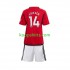 Manchester United Thuis Tenue Kinder Voetbalshirts Eriksen 14 2023-2024 Korte Mouwen