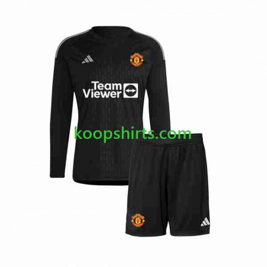 Manchester United Doelman Derde Tenue Kinder Voetbalshirts 2023-2024 Lange Mouwen Manchester United Doelman Derde Tenue Kinder Voetbalshirts 2023-2024 Lange Mouwen