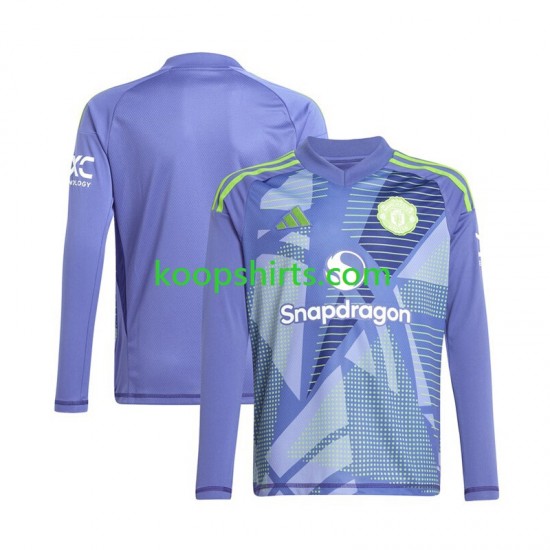 Manchester United Doelman Thuis Tenue Heren Voetbalshirts 2024-2025 Lange Mouwen Manchester United Doelman Thuis Tenue Heren Voetbalshirts 2024-2025 Lange Mouwen