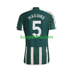 Manchester United Uit Tenue Heren Voetbalshirts Harry Maguire 5 2023-2024 Korte Mouwen