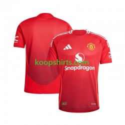 Manchester United Thuis Rood Tenue Heren Voetbalshirts 2024-2025 Korte Mouwen