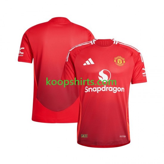 Manchester United Thuis Rood Tenue Heren Voetbalshirts 2024-2025 Korte Mouwen Manchester United Thuis Rood Tenue Heren Voetbalshirts 2024-2025 Korte Mouwen