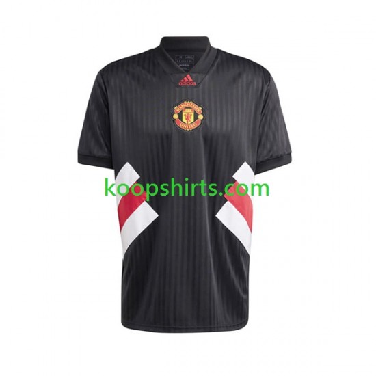 Manchester United Retro Thuis Tenue Heren Voetbalshirts Icon 2022-2023 Korte Mouwen Manchester United Retro Thuis Tenue Heren Voetbalshirts Icon 2022-2023 Korte Mouwen