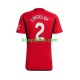 Manchester United Thuis Tenue Heren Voetbalshirts Lindelof 2 2023-2024 Korte Mouwen