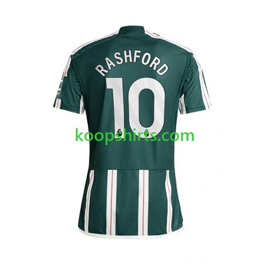 Manchester United Uit Tenue Heren Voetbalshirts Marcus Rashford 10 2023-2024 Korte Mouwen Manchester United Uit Tenue Heren Voetbalshirts Marcus Rashford 10 2023-2024 Korte Mouwen
