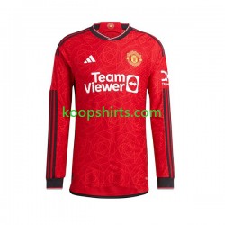 Manchester United Thuis Tenue Heren Voetbalshirts Marcus Rashford 10 2023-2024 Lange Mouwen