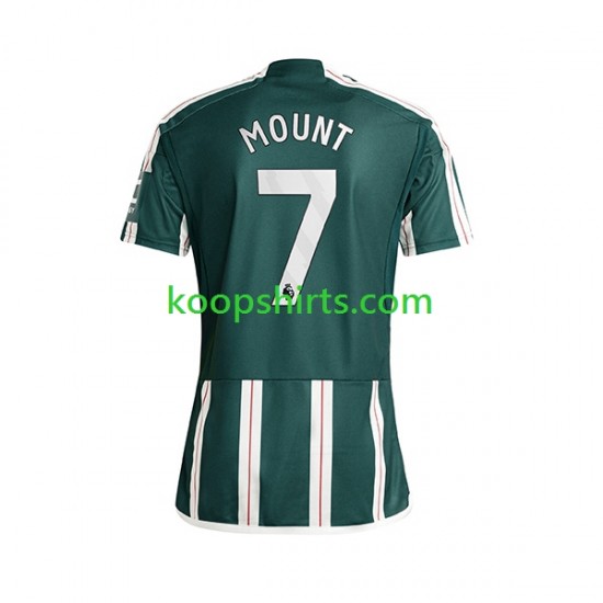 Manchester United Uit Tenue Heren Voetbalshirts Mount 7 2023-2024 Korte Mouwen Manchester United Uit Tenue Heren Voetbalshirts Mount 7 2023-2024 Korte Mouwen