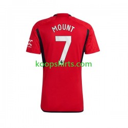 Manchester United Thuis Tenue Heren Voetbalshirts Mount 7 2023-2024 Korte Mouwen