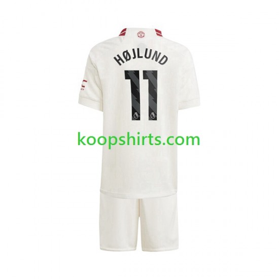 Manchester United Derde Tenue Kinder Voetbalshirts Rasmus Hojlund 11 2023-2024 Korte Mouwen Manchester United Derde Tenue Kinder Voetbalshirts Rasmus Hojlund 11 2023-2024 Korte Mouwen