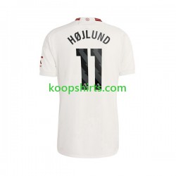 Manchester United Derde Tenue Heren Voetbalshirts Rasmus Hojlund 11 2023-2024 Korte Mouwen