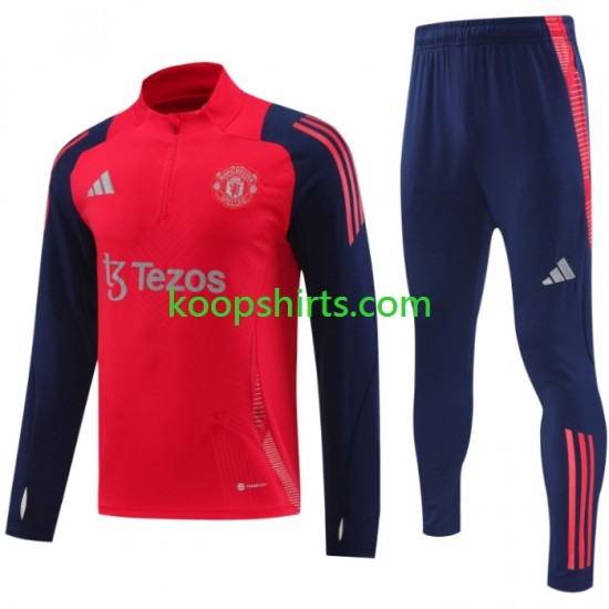 Manchester United Rood Sweatshirts Pak 2024-2025 Manchester United Rood Sweatshirts Pak 2024-2025