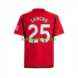 Manchester United Thuis Tenue Heren Voetbalshirts Sancho 25 2023-2024 Korte Mouwen