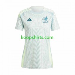Mexico Uit Tenue Dames Voetbalshirts Copa America 2024 Korte Mouwen
