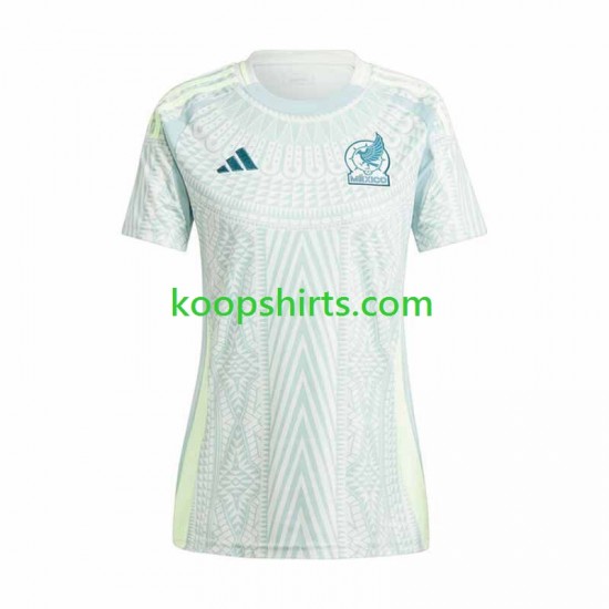 Mexico Uit Tenue Dames Voetbalshirts Copa America 2024 Korte Mouwen Mexico Uit Tenue Dames Voetbalshirts Copa America 2024 Korte Mouwen