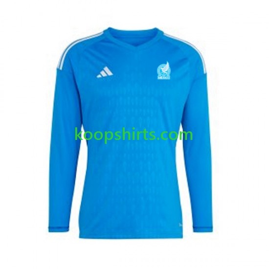Mexico Doelman Uit Tenue Heren Voetbalshirts 2022 Lange Mouwen Mexico Doelman Uit Tenue Heren Voetbalshirts 2022 Lange Mouwen