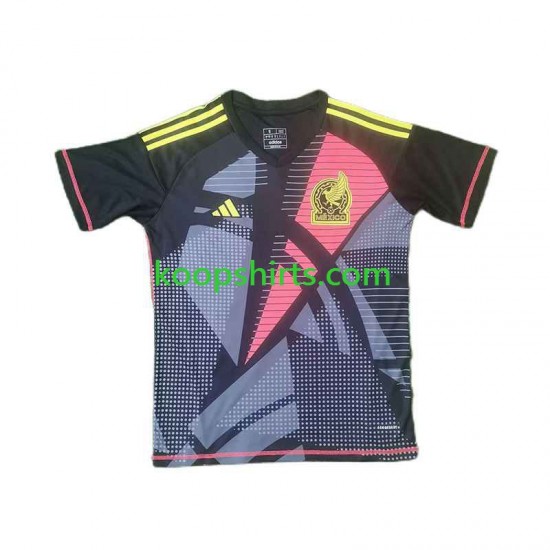Mexico Doelman Thuis Zwart Tenue Heren Voetbalshirts Copa America 2024 Korte Mouwen Mexico Doelman Thuis Zwart Tenue Heren Voetbalshirts Copa America 2024 Korte Mouwen