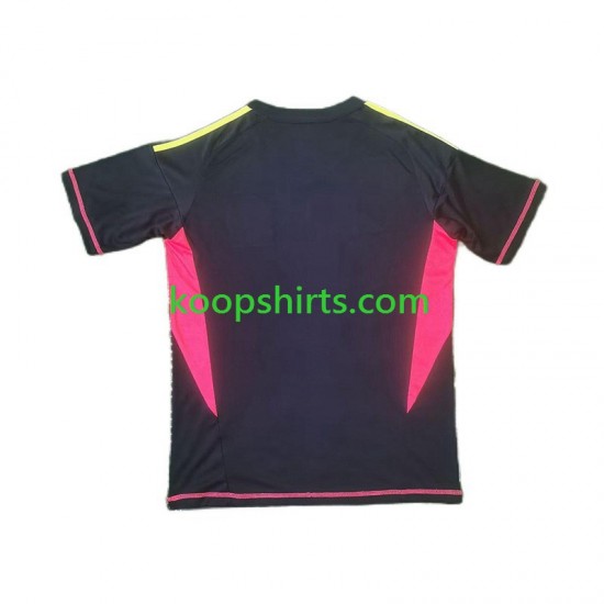 Mexico Doelman Thuis Zwart Tenue Heren Voetbalshirts Copa America 2024 Korte Mouwen