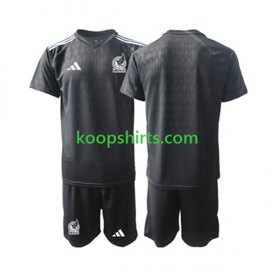 Mexico Doelman Thuis Tenue Kinder Voetbalshirts 2022 Korte Mouwen Mexico Doelman Thuis Tenue Kinder Voetbalshirts 2022 Korte Mouwen