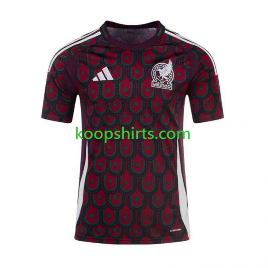 Mexico Thuis Tenue Heren Voetbalshirts Copa America 2024 Korte Mouwen Mexico Thuis Tenue Heren Voetbalshirts Copa America 2024 Korte Mouwen