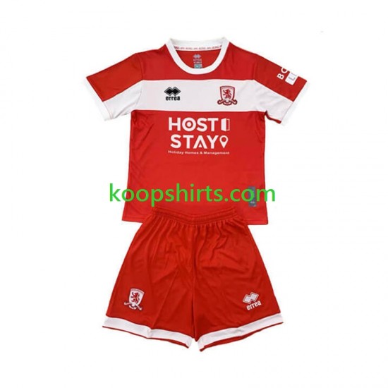 Middlesbrough Thuis Tenue Kinder Voetbalshirts 2024-2025 Korte Mouwen Middlesbrough Thuis Tenue Kinder Voetbalshirts 2024-2025 Korte Mouwen