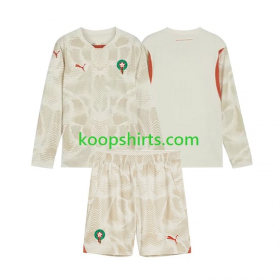 Marokko Doelman Uit Tenue Kinder Voetbalshirts 2024 Lange Mouwen Marokko Doelman Uit Tenue Kinder Voetbalshirts 2024 Lange Mouwen