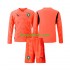 Marokko Doelman Thuis Tenue Kinder Voetbalshirts 2024 Lange Mouwen