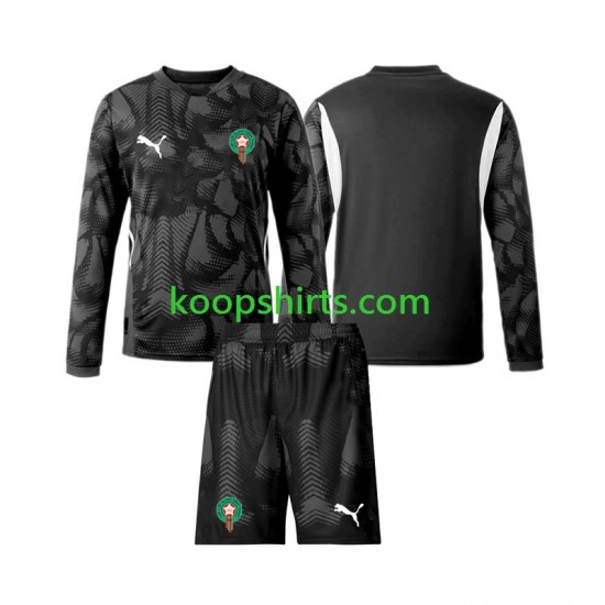 Marokko Doelman Derde Tenue Kinder Voetbalshirts 2024 Lange Mouwen Marokko Doelman Derde Tenue Kinder Voetbalshirts 2024 Lange Mouwen