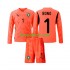 Marokko Doelman Thuis Tenue Kinder Voetbalshirts Yassine Bounou 1 2024 Lange Mouwen