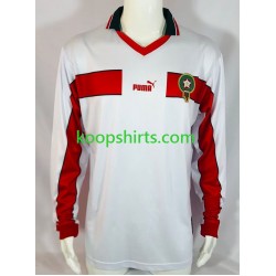 Marokko Retro Uit Tenue Heren Voetbalshirts 1998 Lange Mouwen