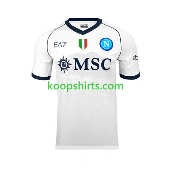 Napoli Uit Tenue Heren Voetbalshirts 2023-2024 Korte Mouwen Napoli Uit Tenue Heren Voetbalshirts 2023-2024 Korte Mouwen