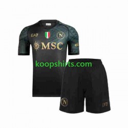 Napoli Derde Tenue Kinder Voetbalshirts 2023-2024 Korte Mouwen
