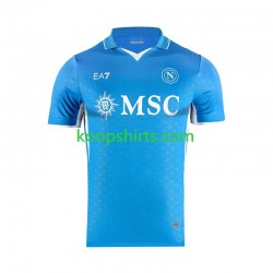 Napoli Thuis Tenue Heren Voetbalshirts 2024-2025 Korte Mouwen