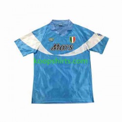 Napoli Retro Thuis Tenue Heren Voetbalshirts Special 1990 1991 Korte Mouwen
