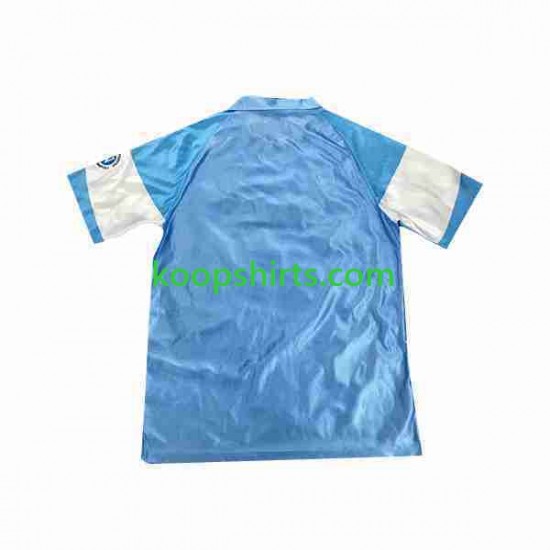 Napoli Retro Thuis Tenue Heren Voetbalshirts Special 1990 1991 Korte Mouwen