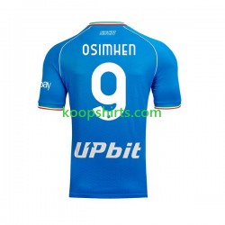 Napoli Thuis Tenue Heren Voetbalshirts OSIMHEN 9 2023-2024 Korte Mouwen