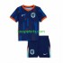 EK 2024 Nederland Uit Tenue Kinder Voetbalshirts Korte Mouwen
