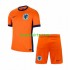EK 2024 Nederland Thuis Tenue Kinder Voetbalshirts Korte Mouwen